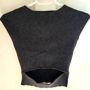 Wilfred Charcoal Crop Top